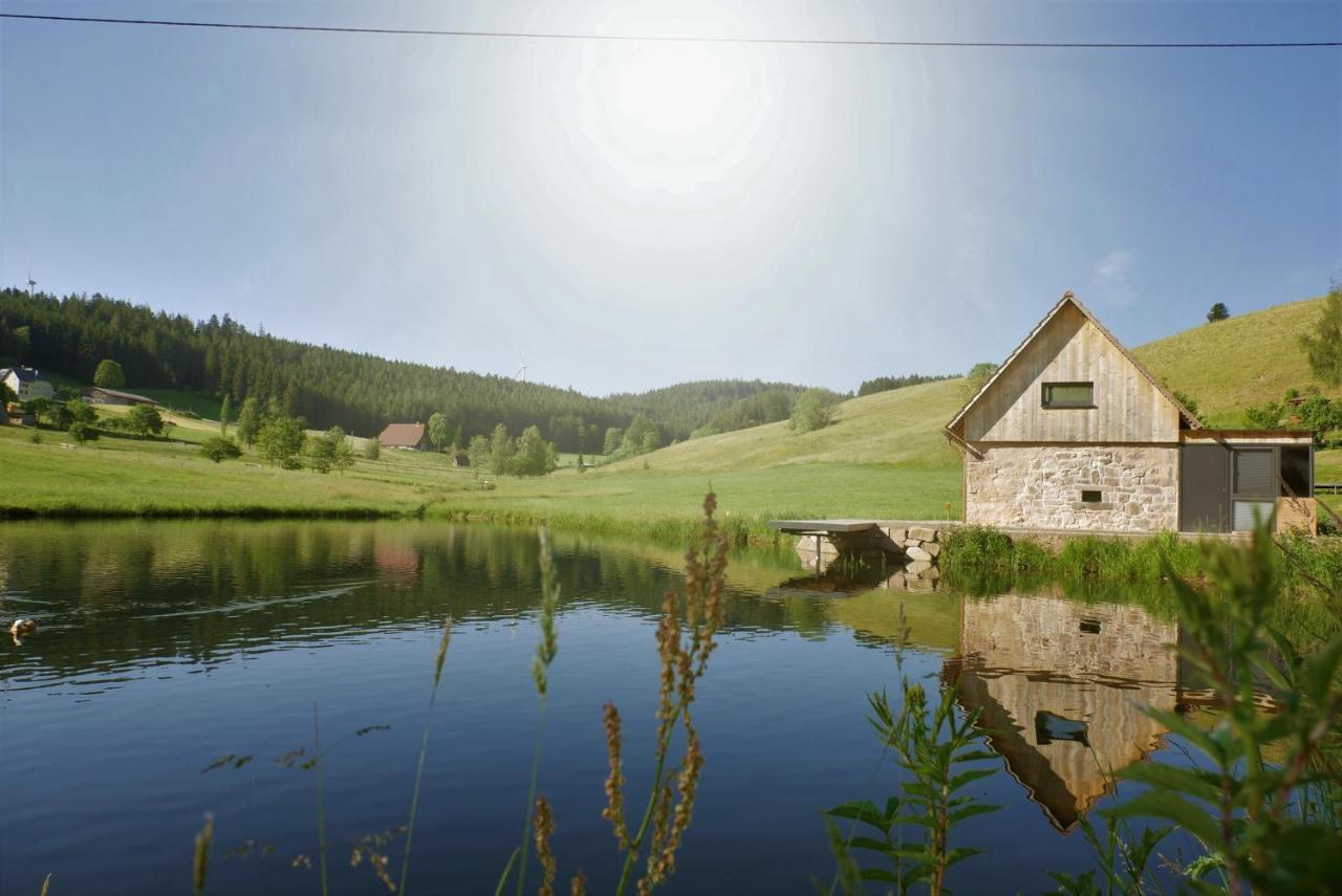 Ferienhaus Im Schwarzwald Am See "Backhaeusle" Villa Hornberg Exteriör bild