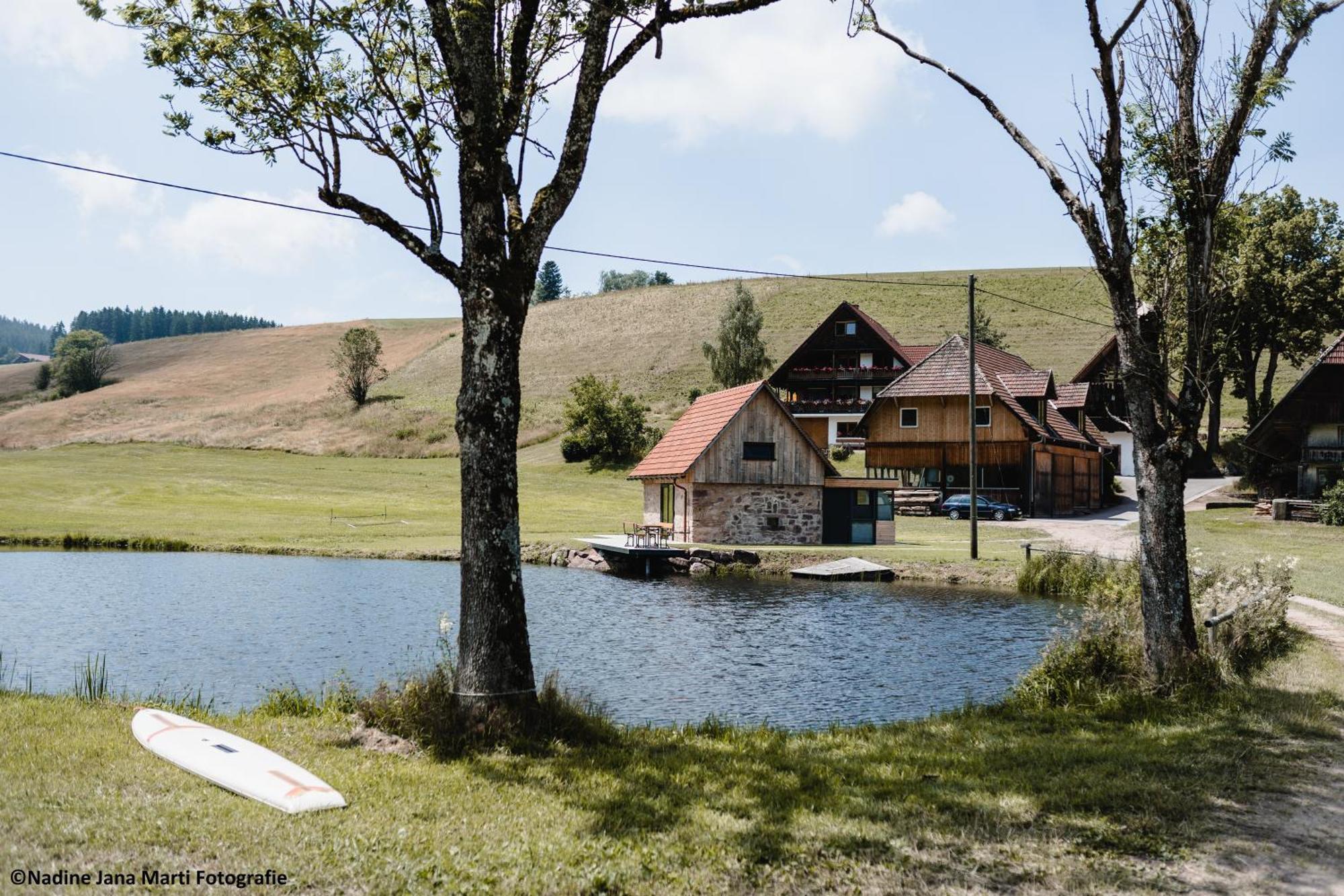 Ferienhaus Im Schwarzwald Am See "Backhaeusle" Villa Hornberg Exteriör bild